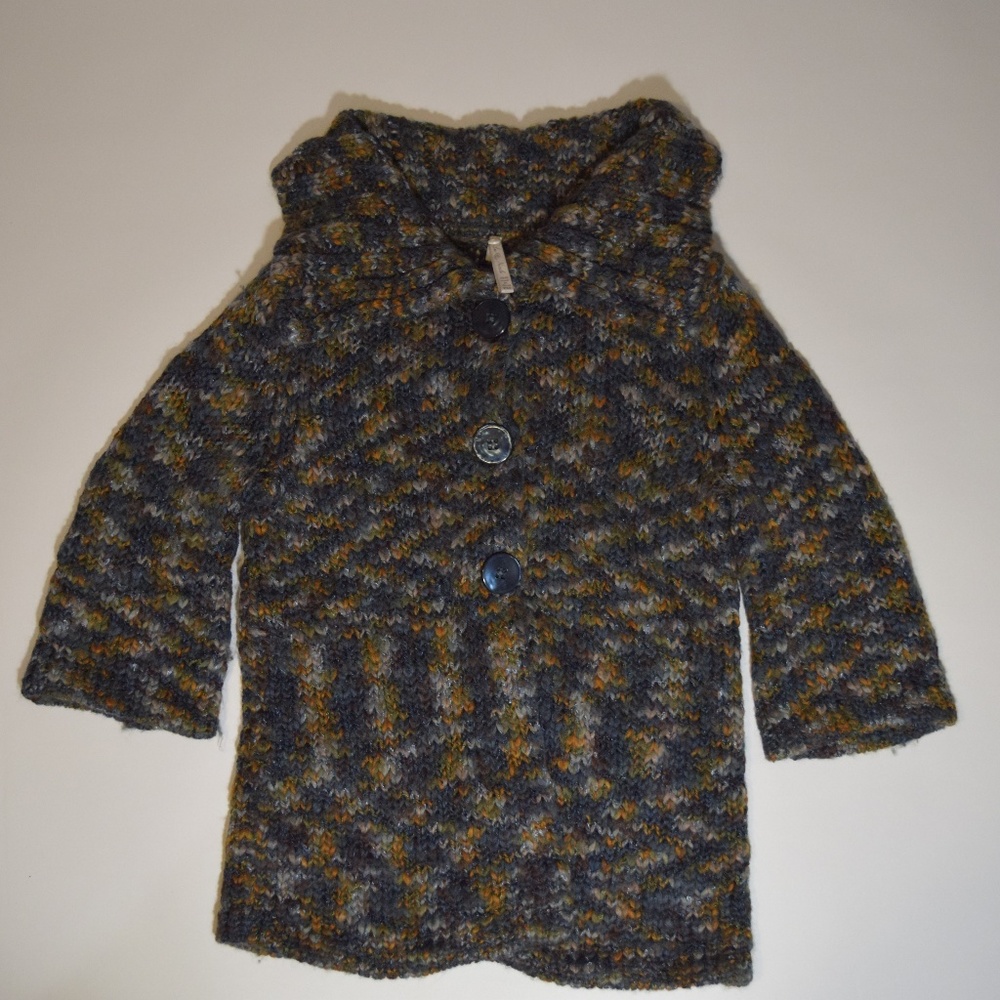 Leo & Nicole Wool Blend  Multicolor Sweater